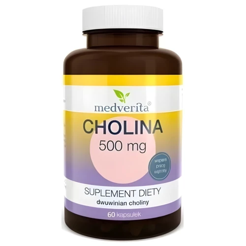 Medverita - Cholina 500 mg - 60 kapsułek